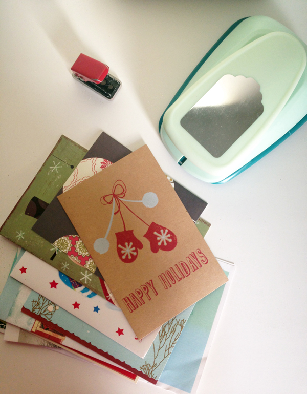 recycled card gift tags 6