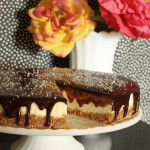 Salted Caramel & Dark Chocolate Coconut Cheesecake Recipe / The Sweet Escape