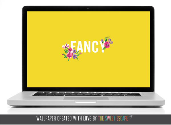PRETTY TECH: you fancy huh? Free desktop wallpaper download – The Sweet  Escape Creative Studio