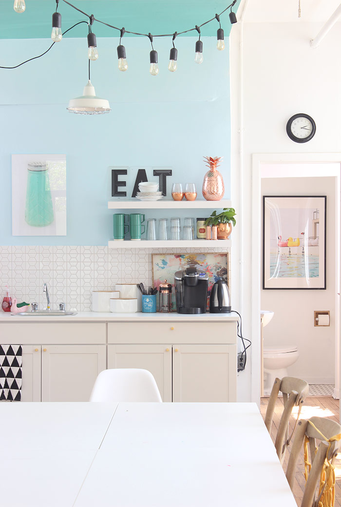 Bright Studio kitchen makeover by The Sweet Escape
