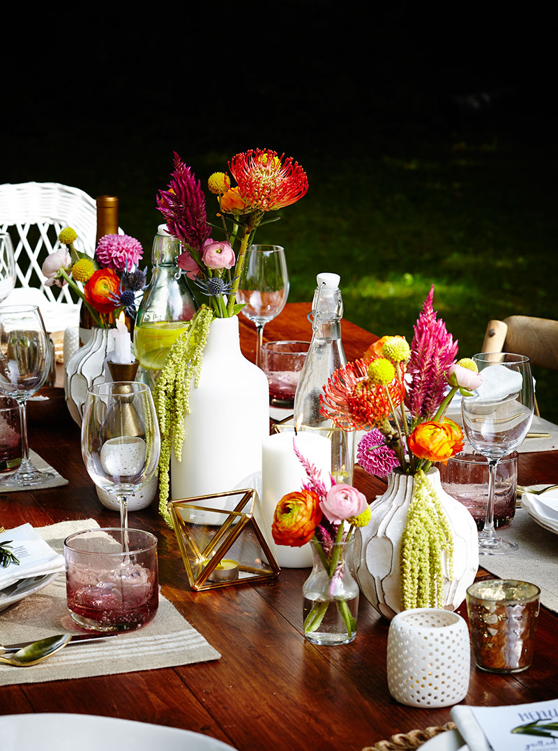 Outdoor Summer Dinner Party in the country