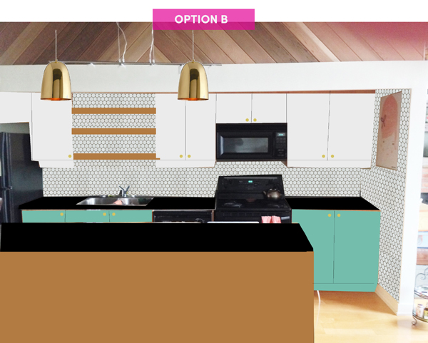 kitchen option B