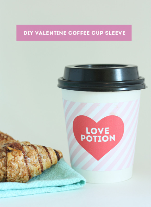 {DIY: free printable valentine coffee sleeves} – The Sweet Escape ...