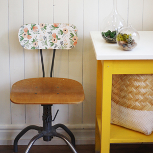 BEFORE & AFTER: an extra sweet vintage chair makeover