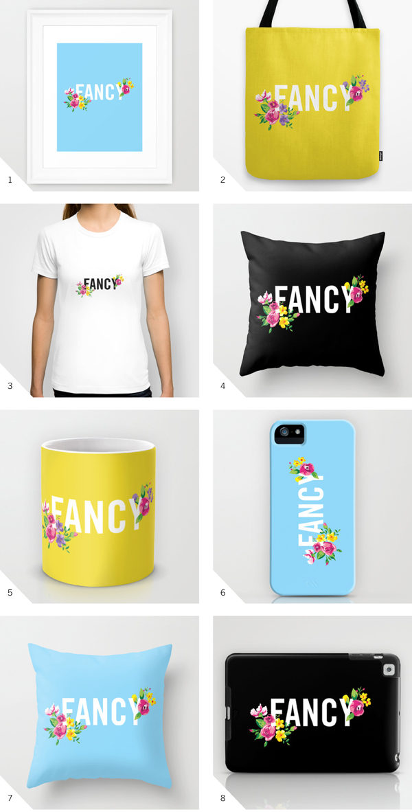 Fancy design on Society 6 by The Sweet Escape