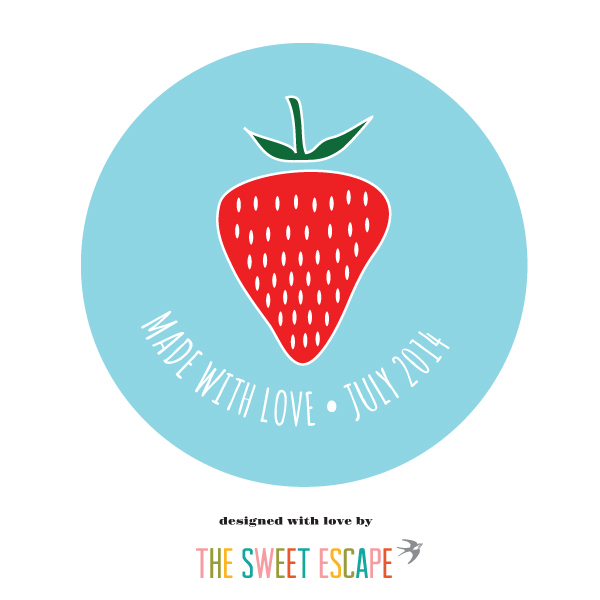 Strawberry Freezer Jam Recipe / The Sweet Escape