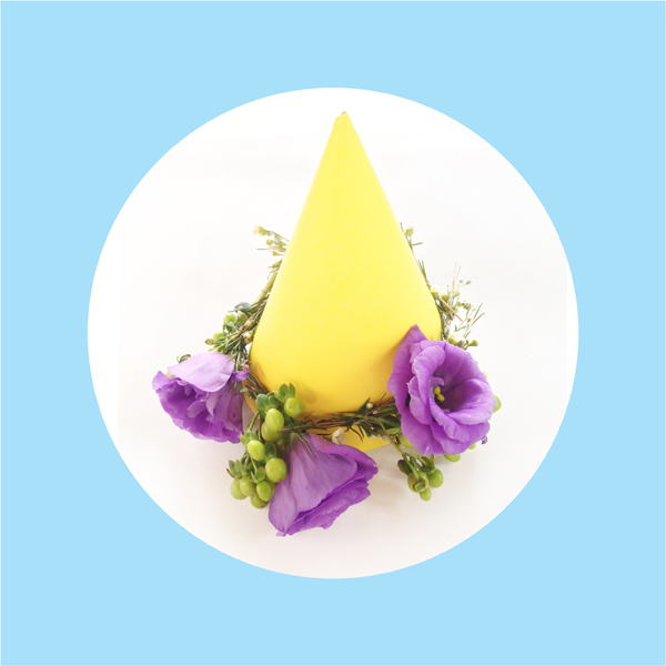 DIY: Fresh Flower Birthday Hat / The Sweet Escape