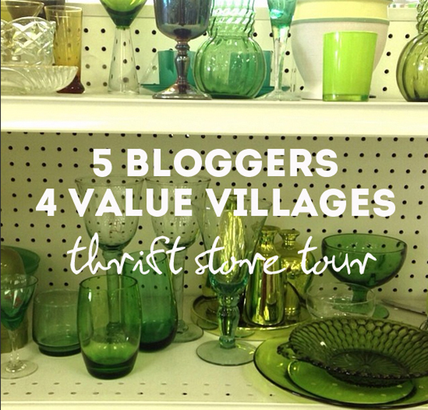 value village savers thrift store blogger tour / The Sweet Escape