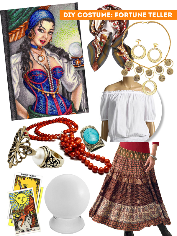 DIY Thift Shop Halloween Costumes - fortune teller / The Sweet Escape