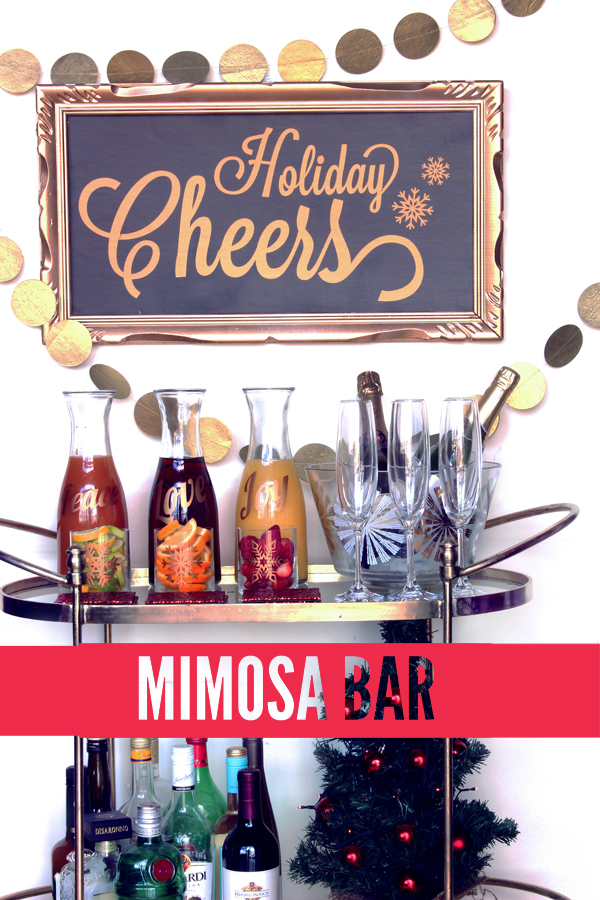 DIY Holiday Mimosa Bar / The Sweet Escape