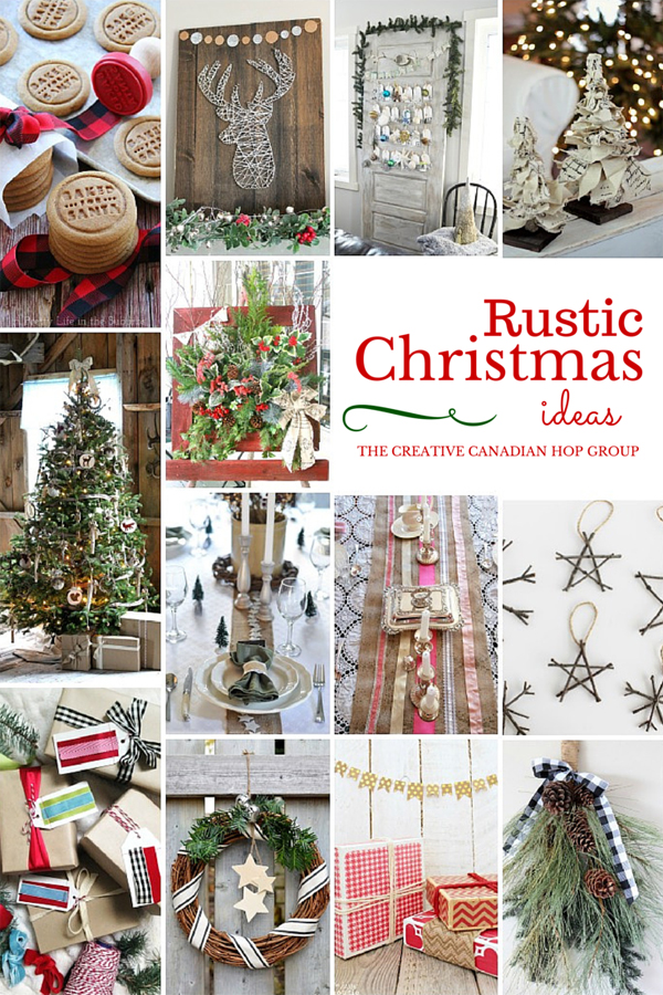 Rustic Christmas DIY Projects / The Sweet Escape