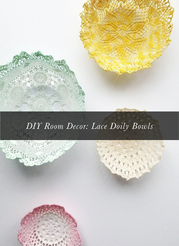 Melissa's Top Ten Apartment Therapy Home Decor Posts: Doily DIY