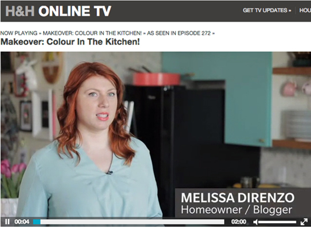 KITCHEN MAKEOVER: our online TV debut with House & Home