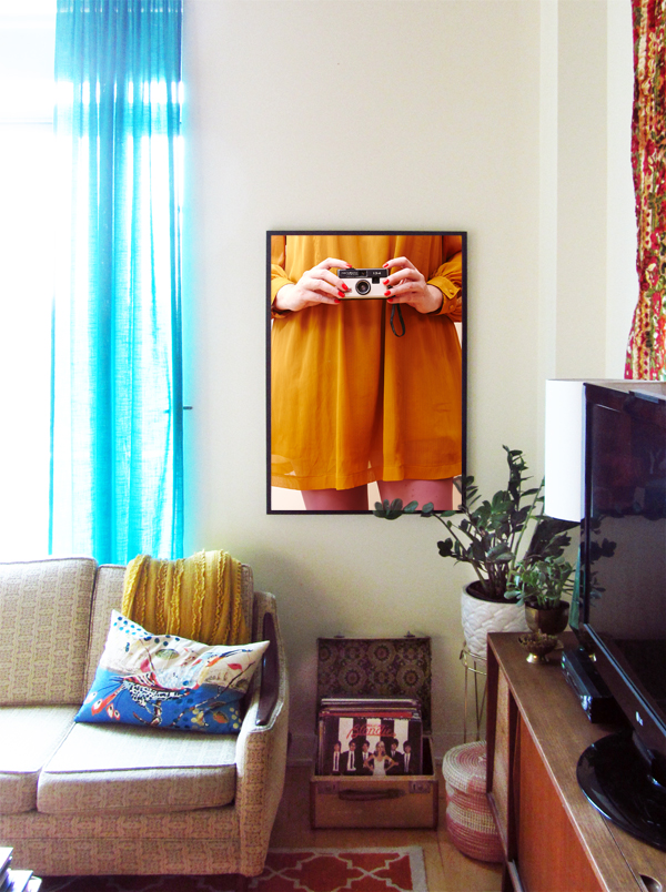 BEFORE & AFTER: give your room a mini makeover with photo art