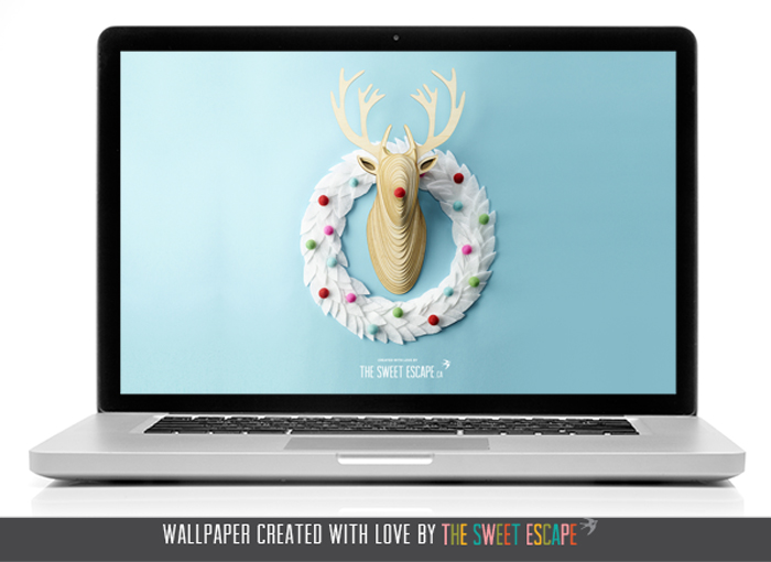 Holiday-Deer-Free-Desktop-Wallpaper-Download-by-the-Sweet-Escape