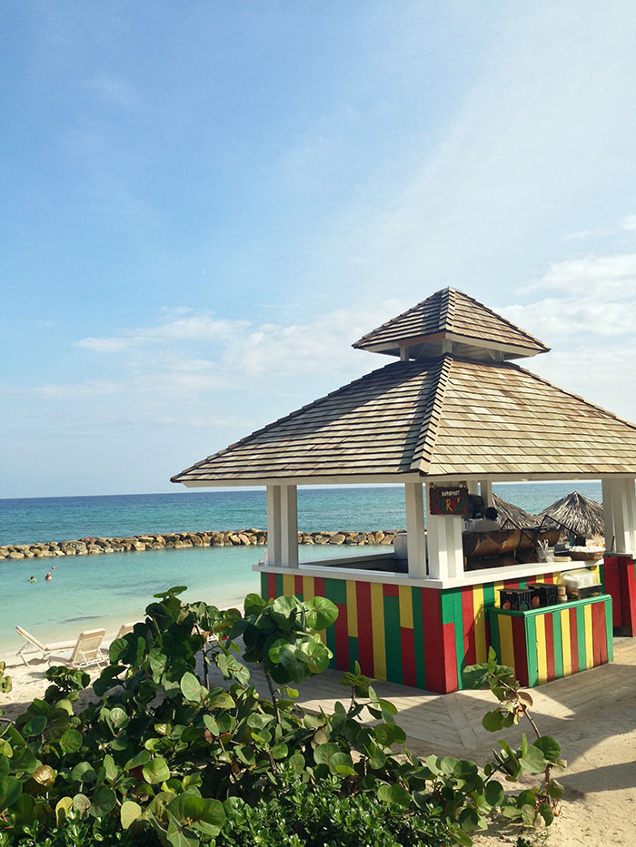 Jamaican Jerk Shack on the beach in Montego Bay - travel blog by The Sweet Escape