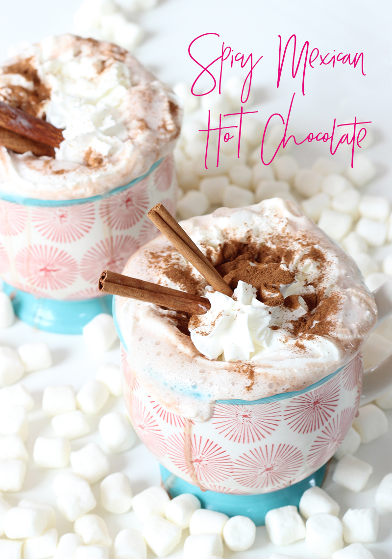 Spicy Hot Chocolate Recipe by The Sweet Escape