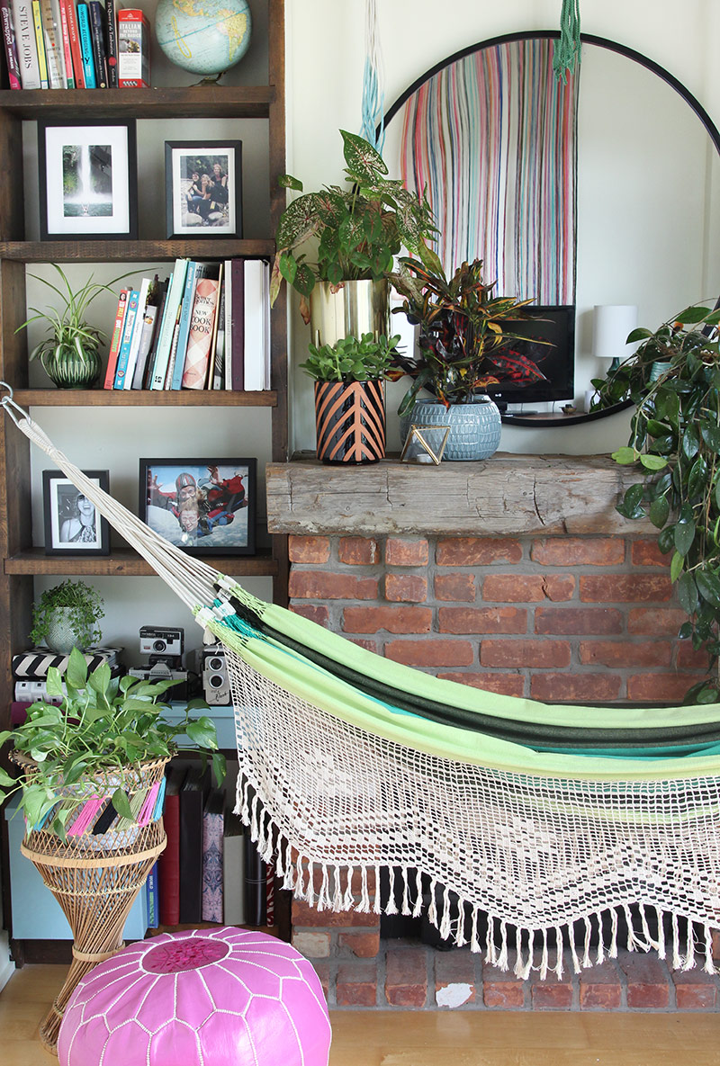 Boho Loft Wall Makeover by The Sweet Escape
