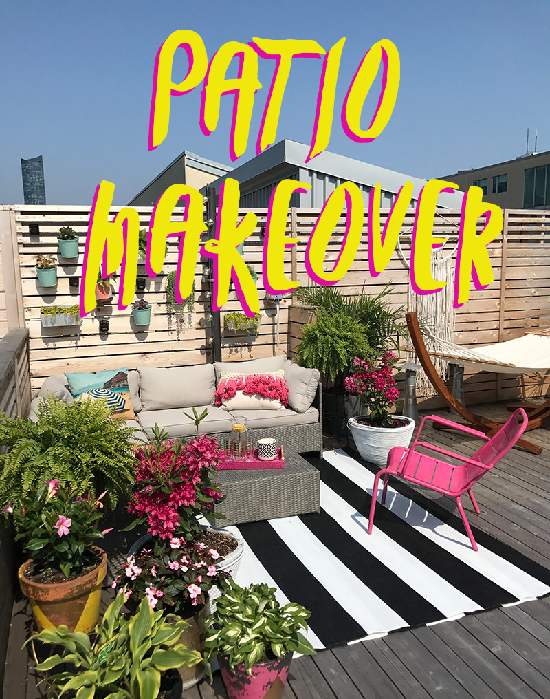 Patio Makeover by The Sweet Escape