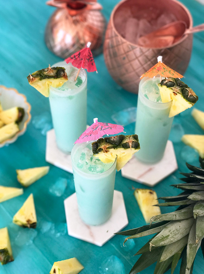 Pineapple Coconut Cocktail Recipe by The Sweet Escape